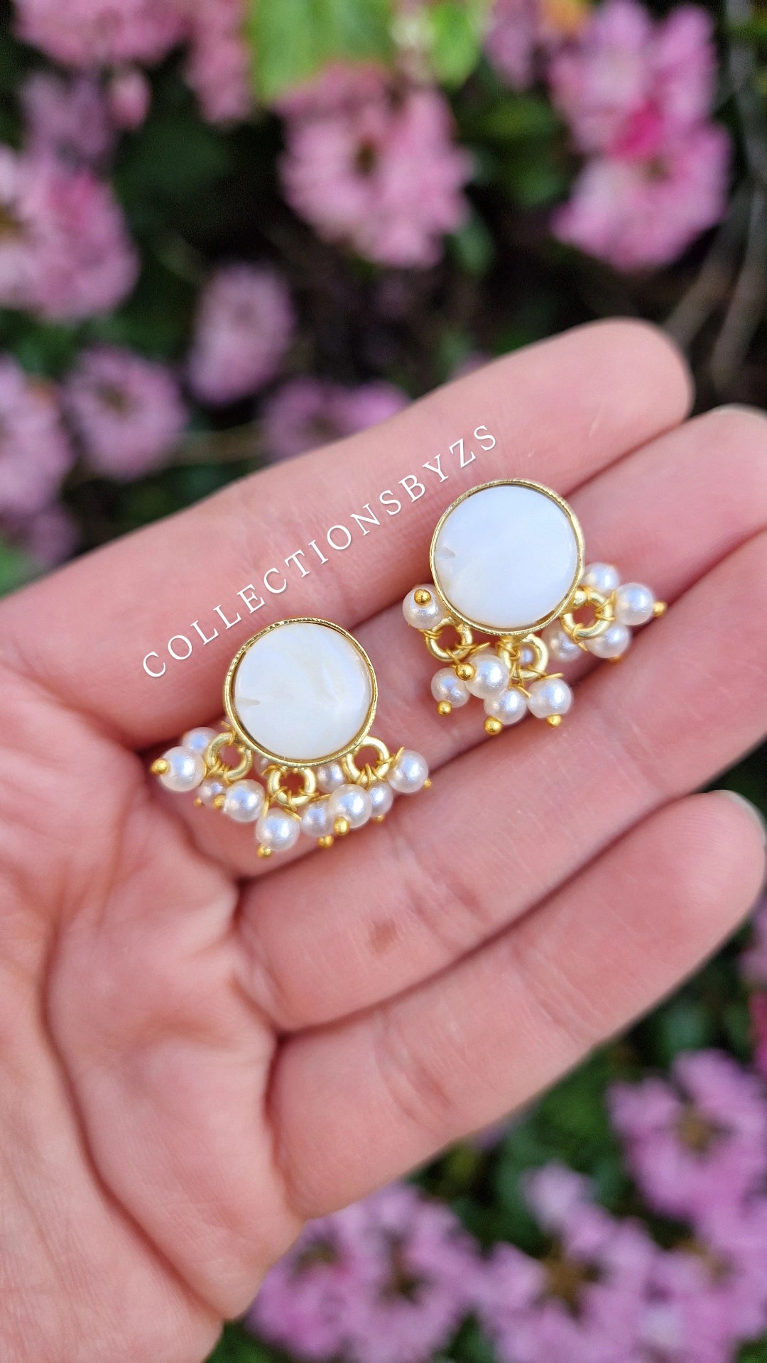 HEERA- *Premium* Fresh water Pearls Mini Mala and Mini Earring