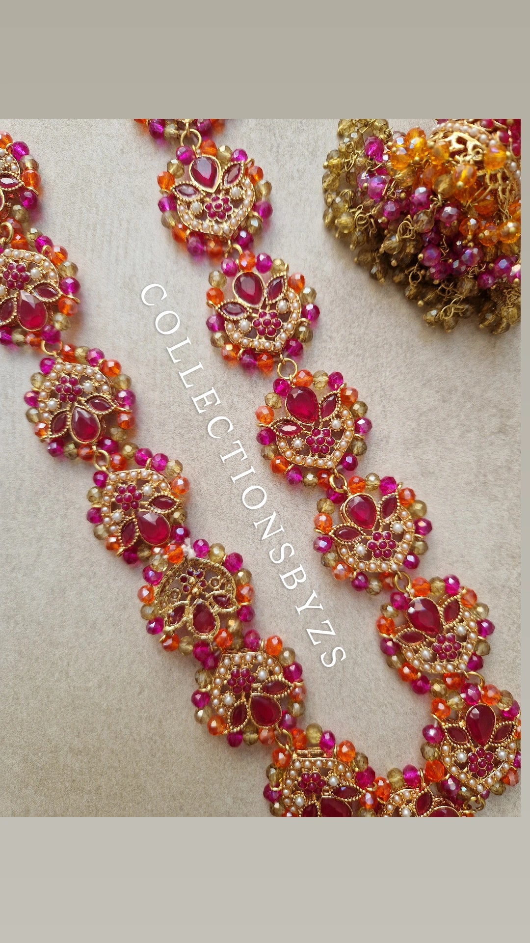 MUNZA -* Mala version only* Pakistani Multicoloured Mehndi Set