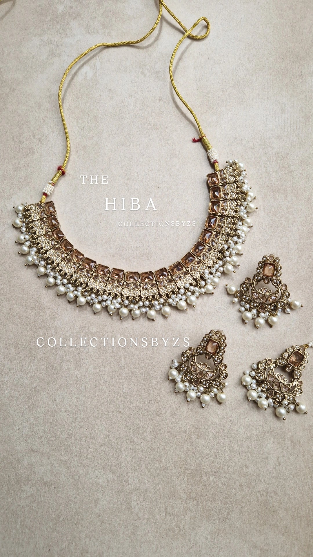 HIBA - Reverse AD Indian White Pearl