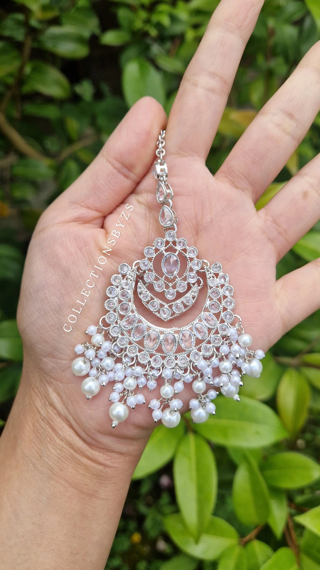 JIA:- Reverse AD Value SILVER Indian Jewellery Set