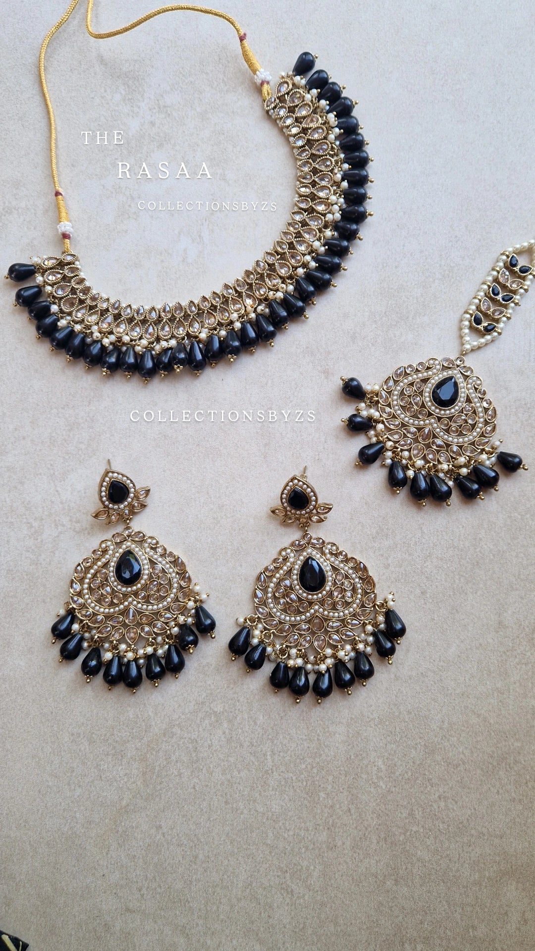 RASAA - Indian Reverse AD Party Set- BLACK