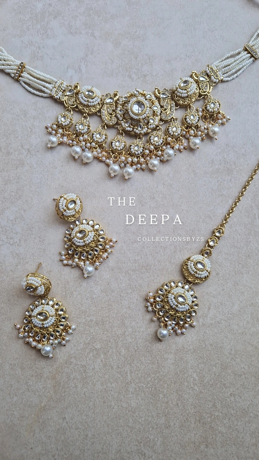 DEEPA - Indian Heritage traditional Kundan inspired Choker Set *Introductory offer*