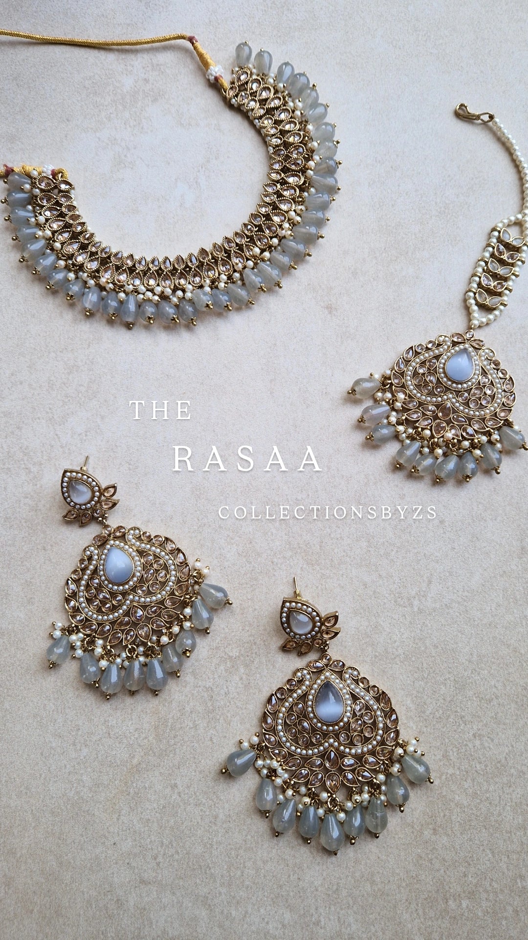 RASAA - Indian Reverse AD Party Set- GREY