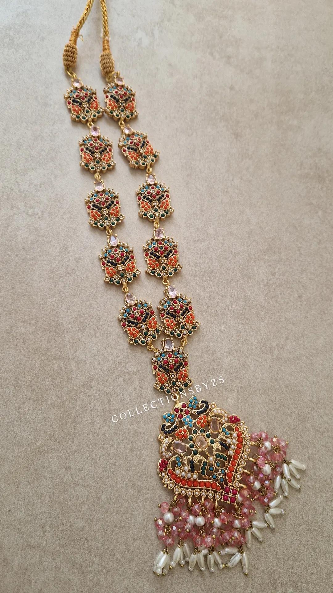 CLEARANCE - Nauratan Mala Only - PINK.