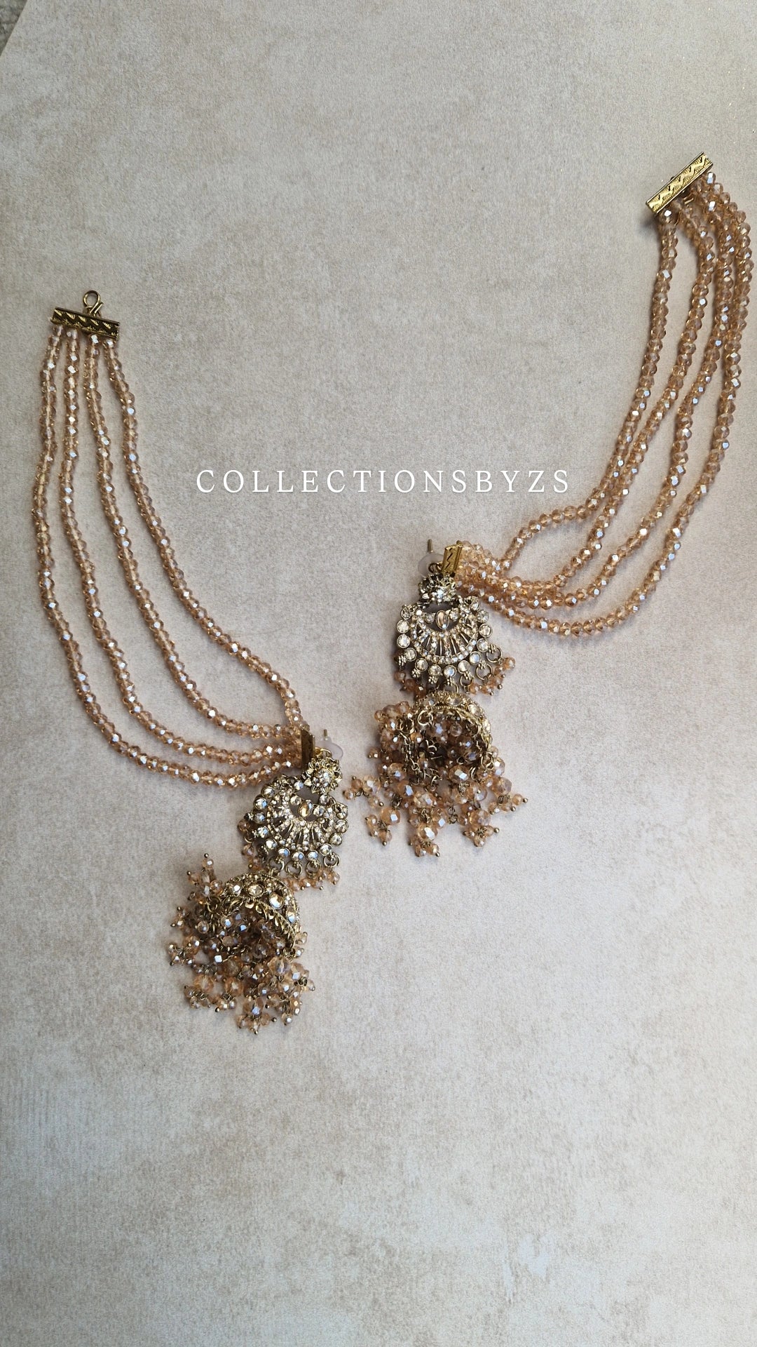 CLEARANCE * Gold Jhumkas with Saharas*
