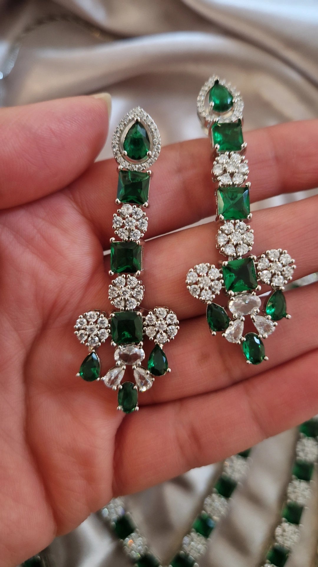 A M B A N I - Mala Set American Diamond
