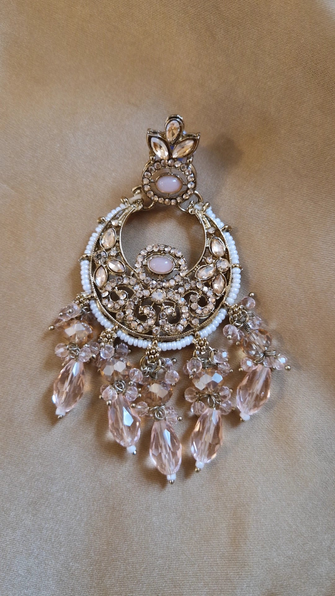 N A F E E S A - Pink Indian Necklace Set