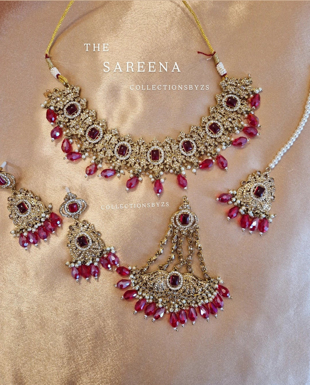 S A R E E N A-   Maroon/Red