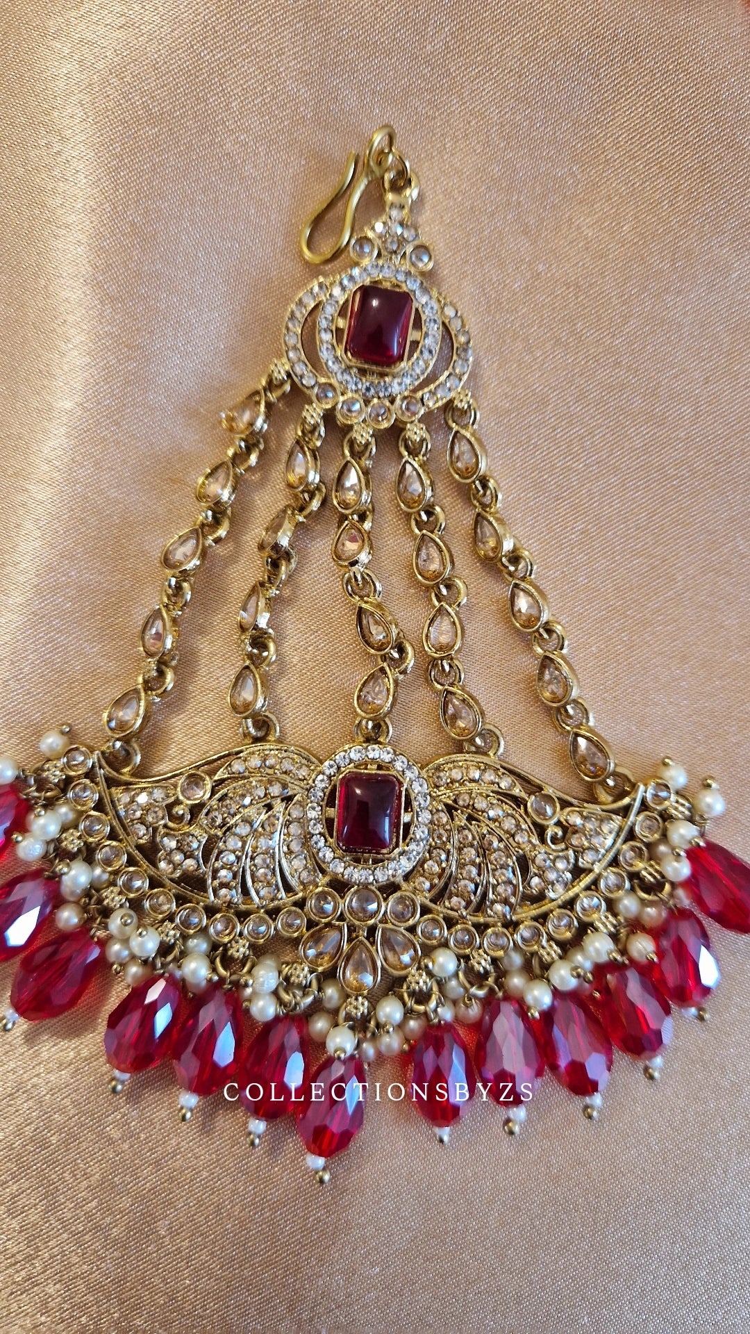 S A R E E N A-   Maroon/Red