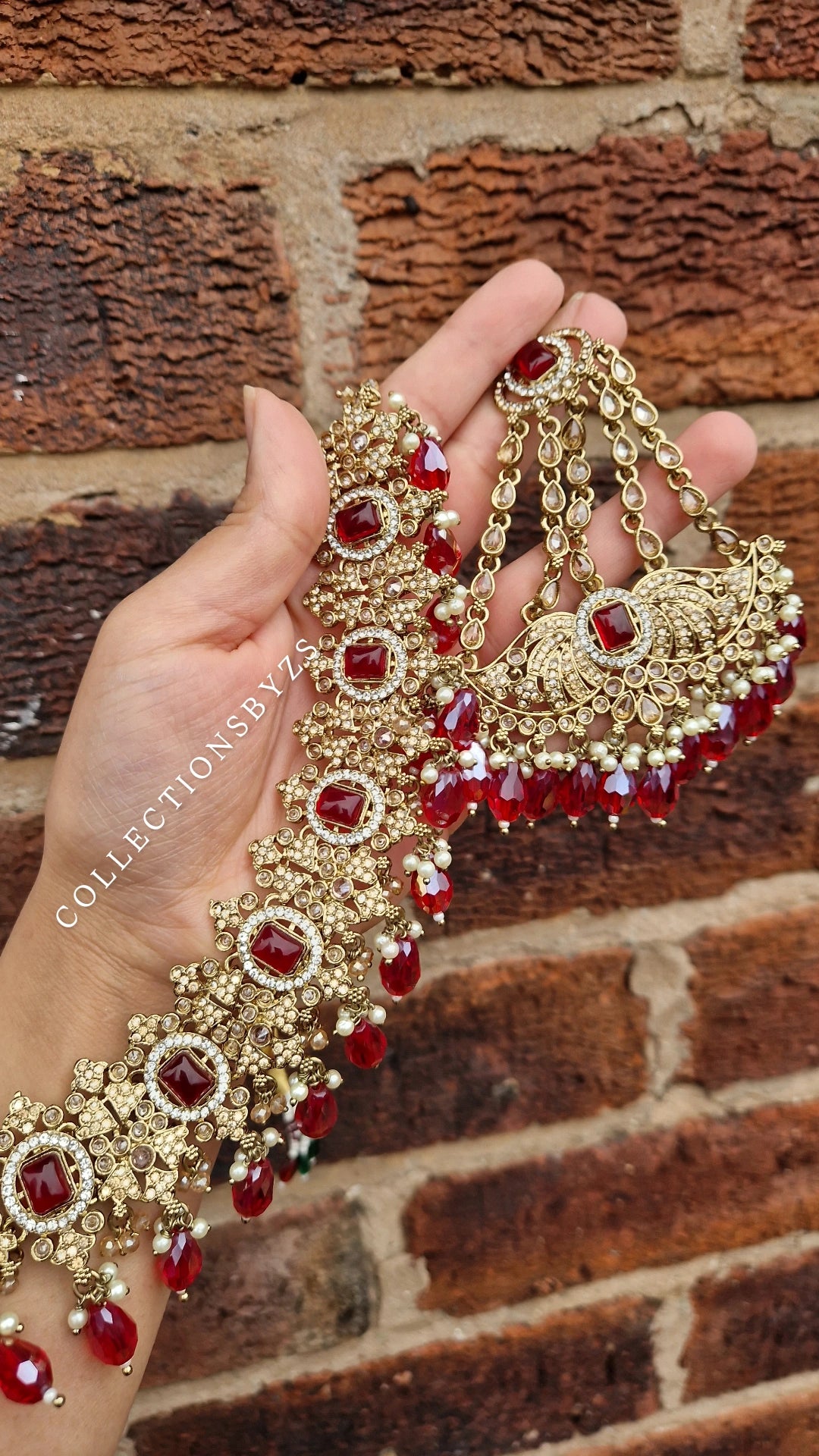 S A R E E N A-   Maroon/Red