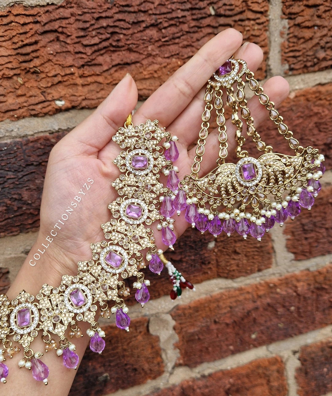 SAREENA-   Lilac Jewellery Set