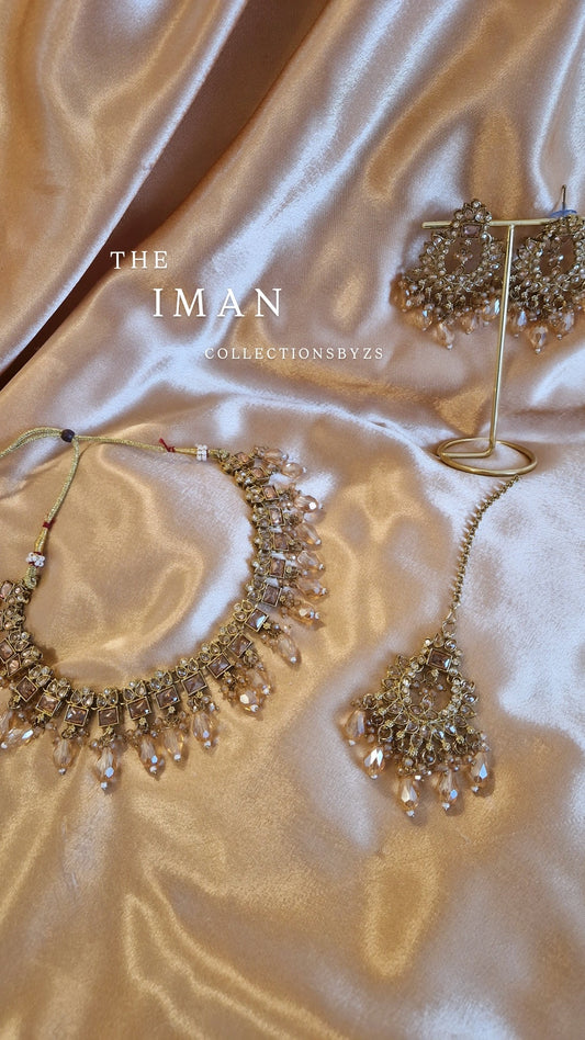 I M A N  -  Indian Jewellery Set - GOLD