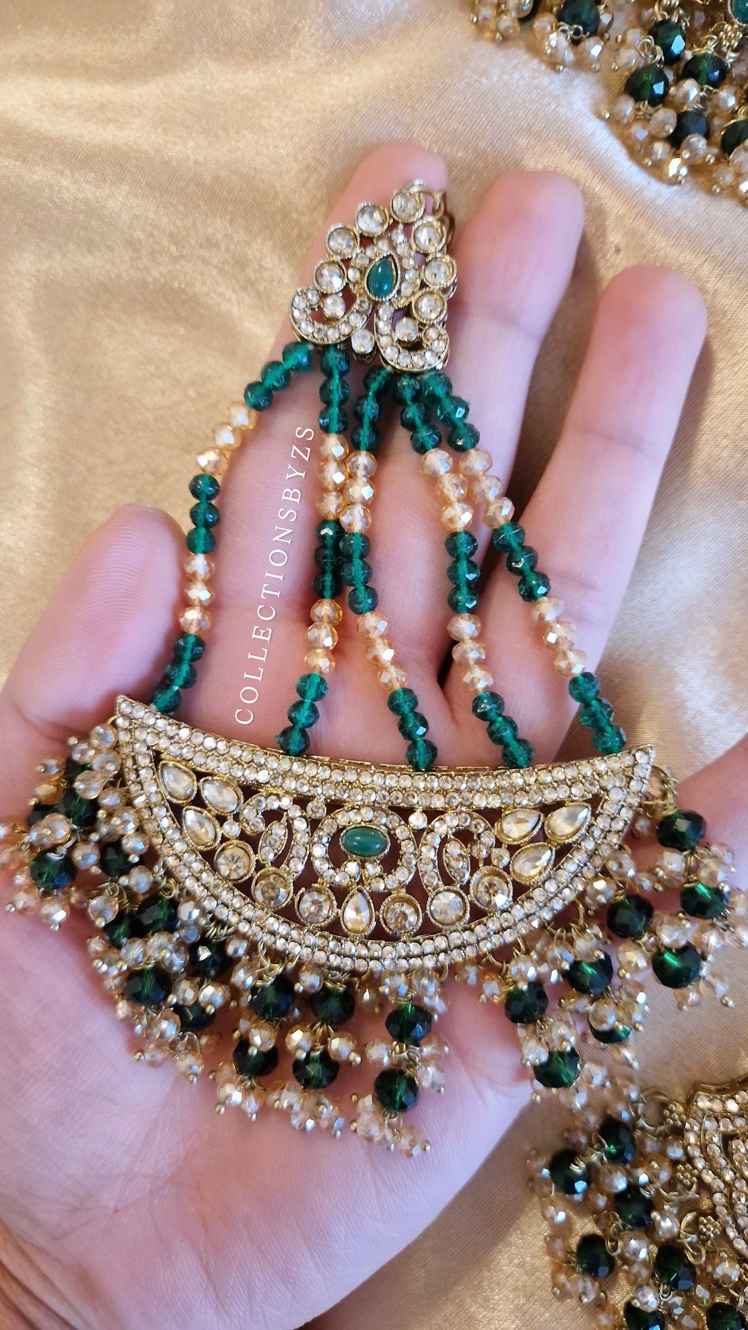LATIFA -Indian Jewellery Party/Wedding - GREEN