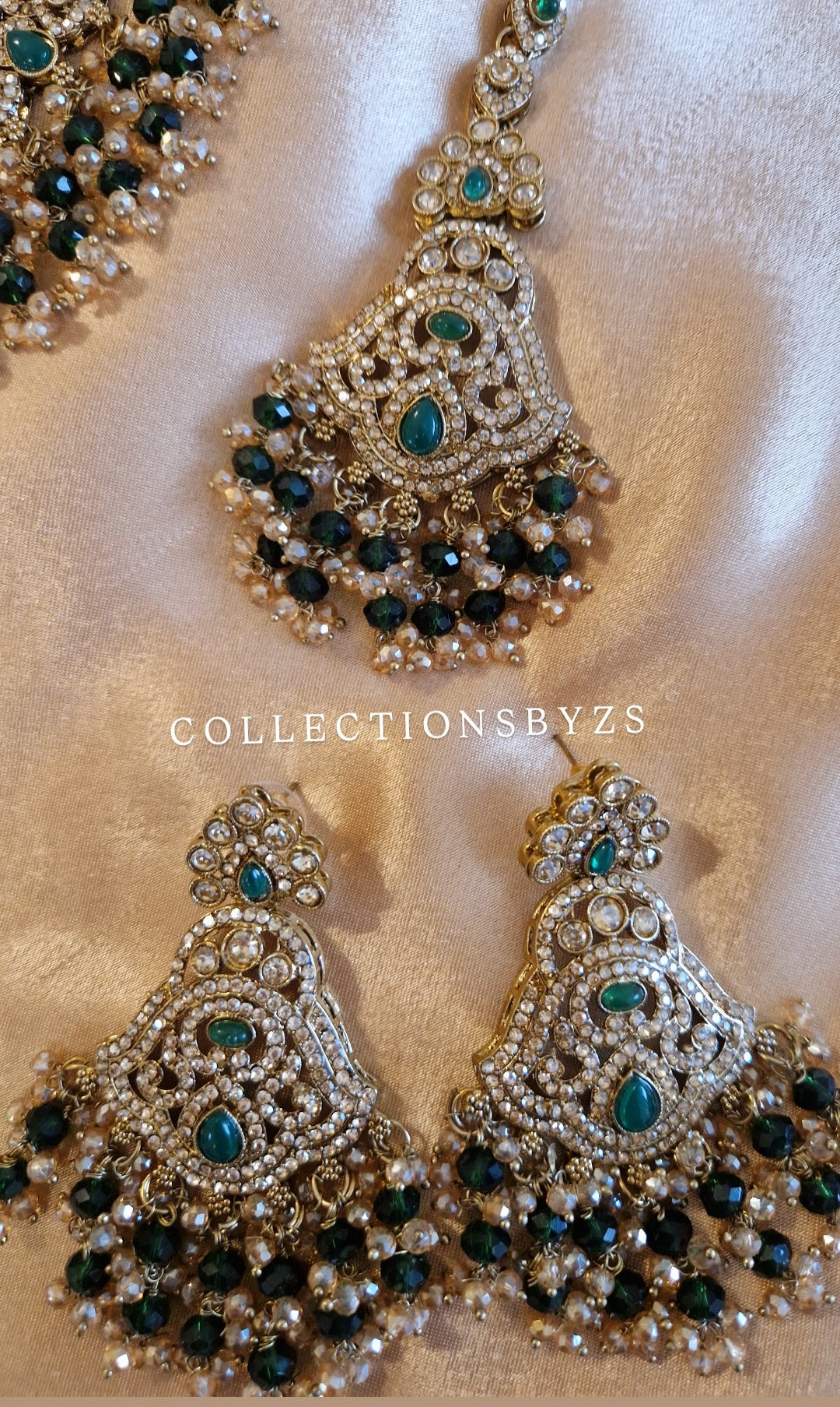 LATIFA -Indian Jewellery Party/Wedding - GREEN