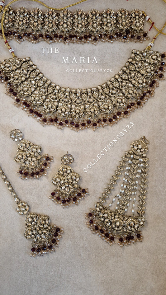 MARIA -  Indian Bridal/Semi Bridal -  MAROON
