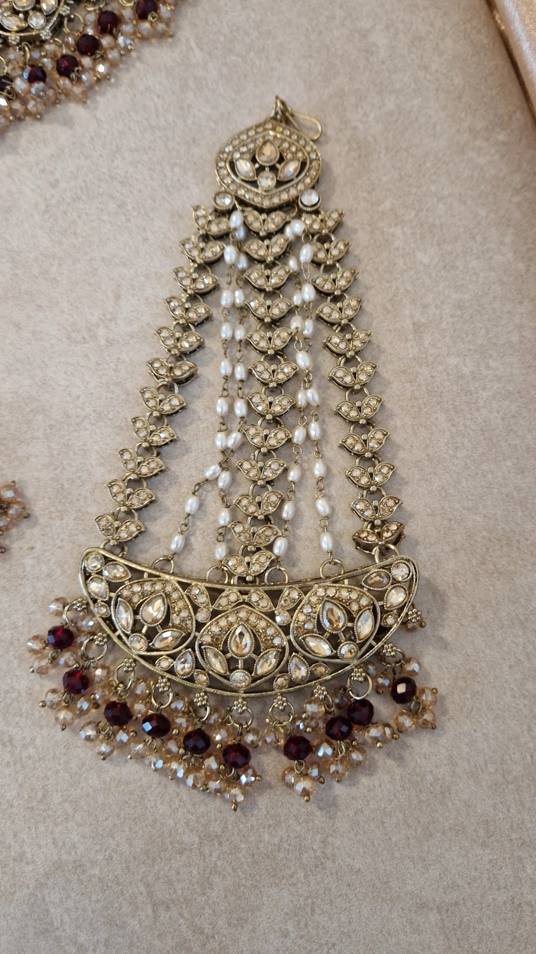 MARIA -  Indian Bridal/Semi Bridal -  MAROON
