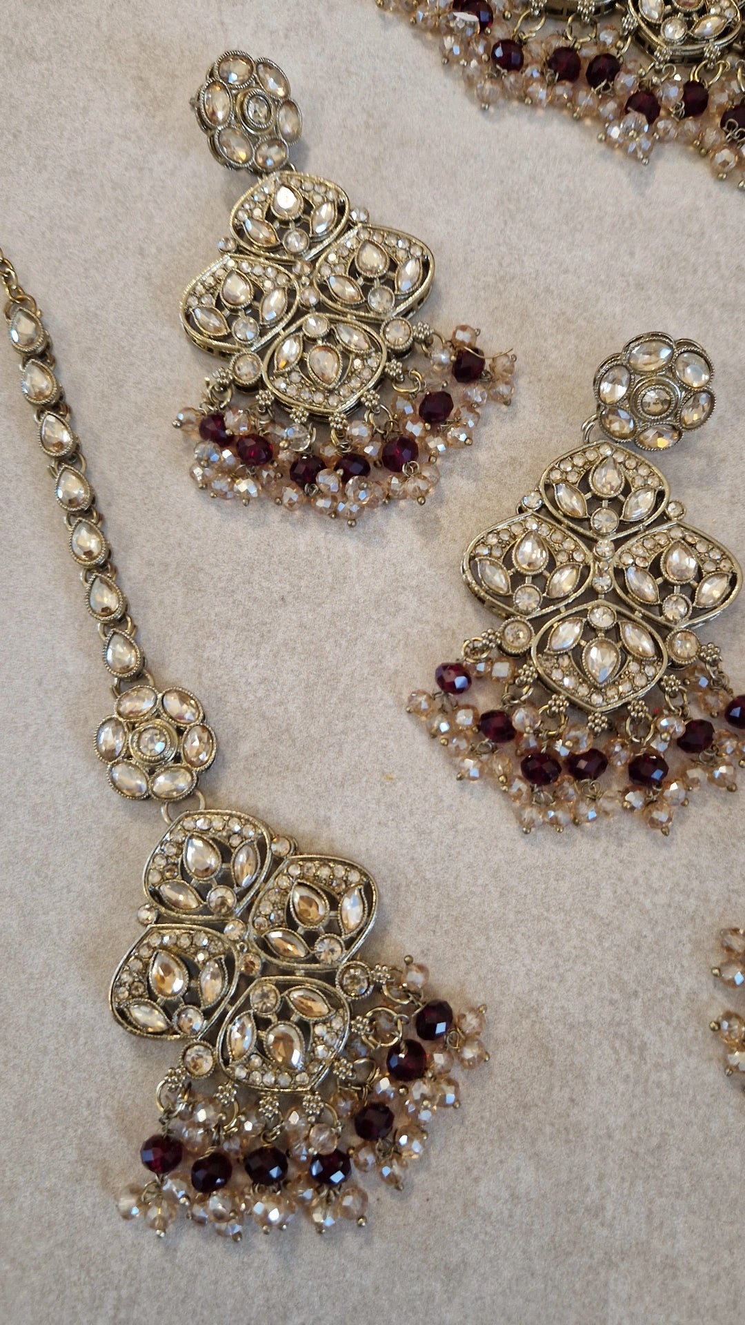 MARIA -  Indian Bridal/Semi Bridal -  MAROON